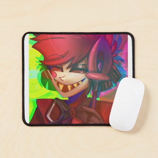 Discover Alastor Hazbin Hotel Mouse Pad, Hazbin Hotel Decor