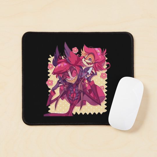 Alastor Hazbin Hotel Mouse Pad, Hazbin Hotel Decor