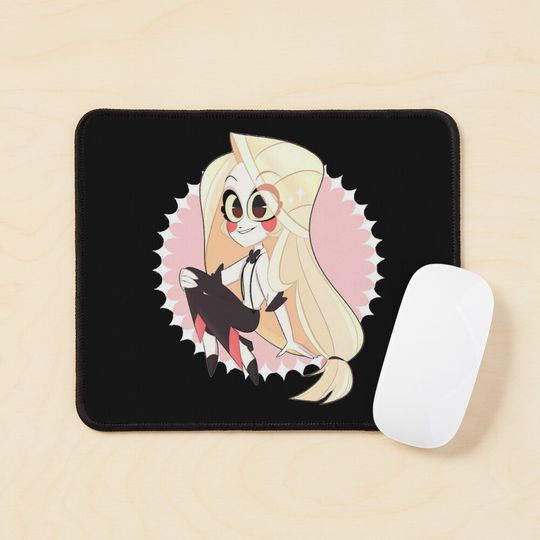 Charlie Hazbin Hotel Mouse Pad, Hazbin Hotel Decor