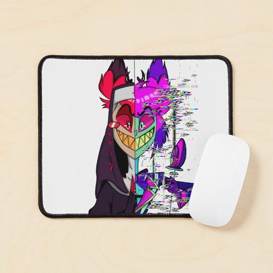 Radio Demon Hazbin Hotel Mouse Pad, Hazbin Hotel Decor