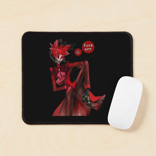 Alastor Hazbin Hotel Mouse Pad, Hazbin Hotel Decor