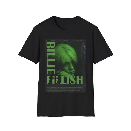 Vintage Billie Eilish T-Shirt, Happier Than Ever The World Tour Tee