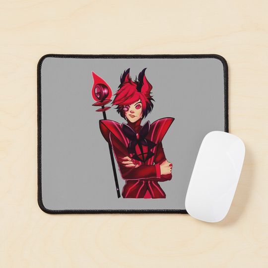 Discover Alastor Hazbin Hotel Mouse Pad, Hazbin Hotel Decor