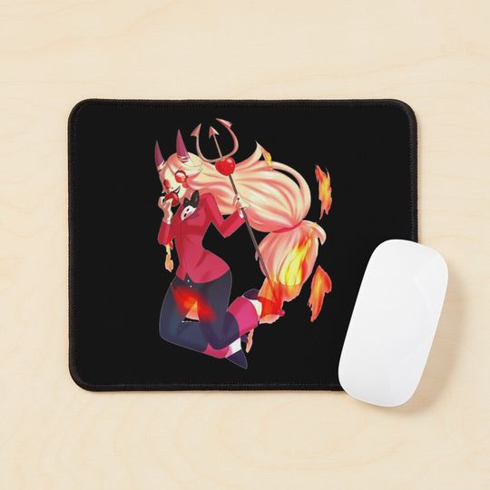 Charlie Hazbin Hotel Mouse Pad, Hazbin Hotel Decor