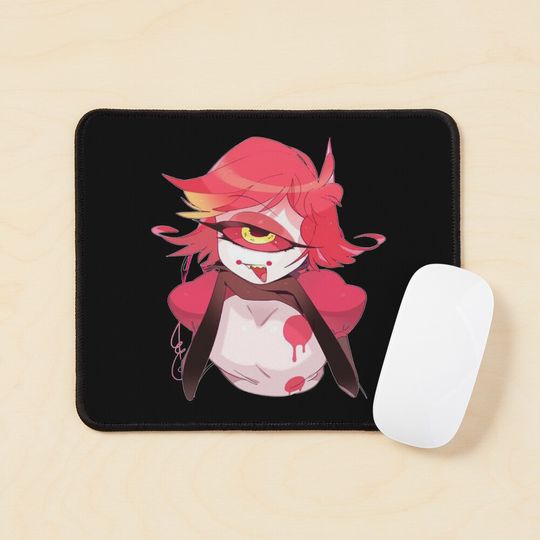 Niffty Hazbin Hotel Mouse Pad, Hazbin Hotel Decor