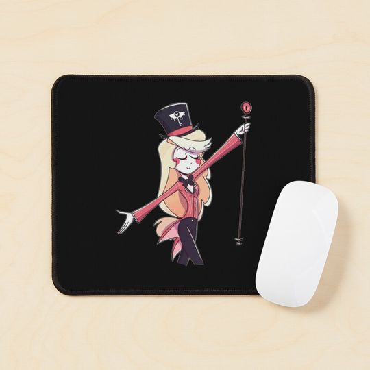 Charlie Hazbin Hotel Mouse Pad, Hazbin Hotel Decor