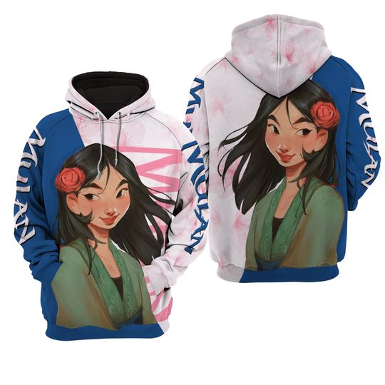 Disney Princess Mulan 3D Hoodie