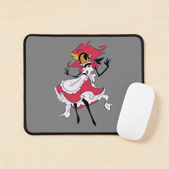 Niffty Hazbin Hotel Mouse Pad, Hazbin Hotel Decor