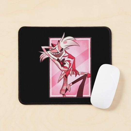 Angel Dust Hazbin Hotel Mouse Pad, Hazbin Hotel Decor