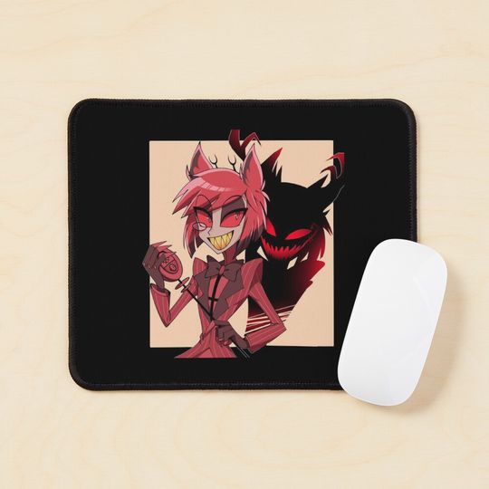 Discover Alastor Hazbin Hotel Mouse Pad, Hazbin Hotel Decor