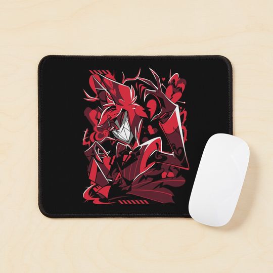 Alastor Hazbin Hotel Mouse Pad, Hazbin Hotel Decor