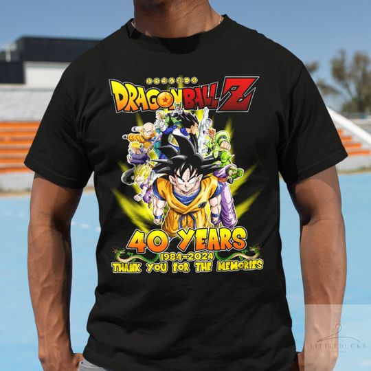 40 Years Dragon Ball Shirt, Anime Shirt, Akira Toriyama Memorial Shirt