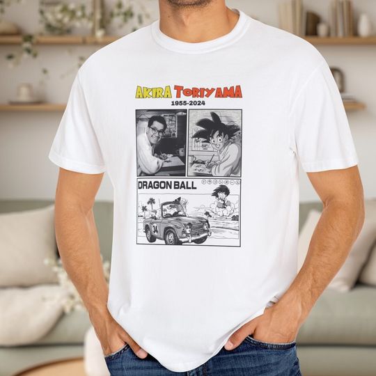 Dragon Ball Shirt, Anime Shirt, Akira Toriyama Memorial Shirt