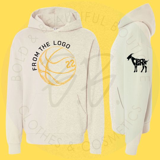From The Logo Shirt, Caitlin Clark 22 Hoodie