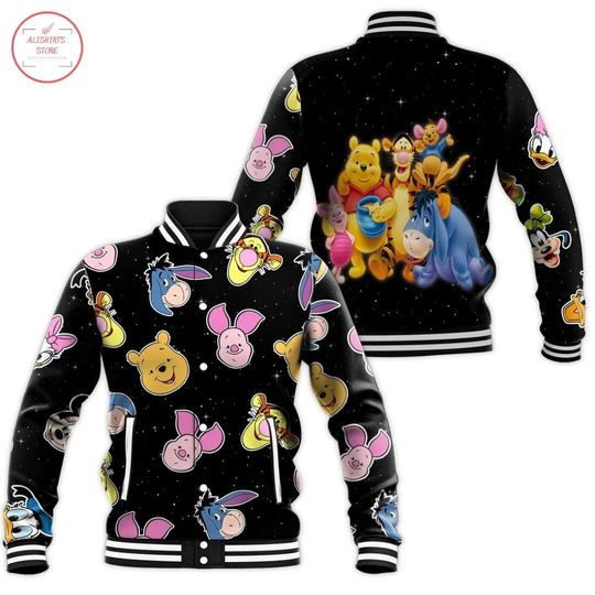 Winnie the Pooh Eeyore Disney Baseball Jacket