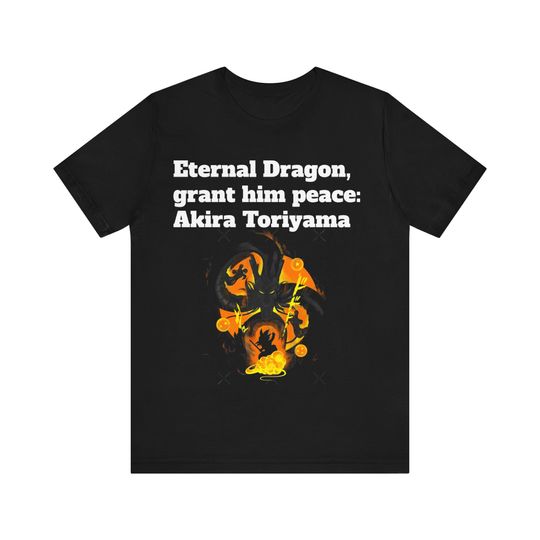 Dragon Ball Shirt, Anime Shirt, Akira Toriyama Memorial Shirt