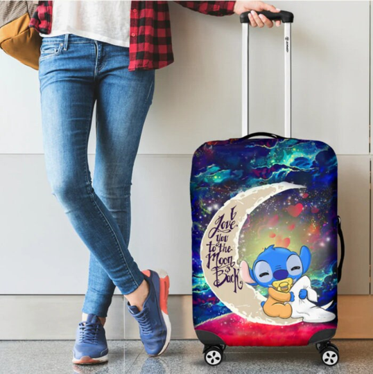 Disney Stitch Travel Luggage Cover, Cartoon Gift