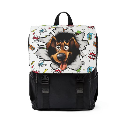 Comic Unisex Casual Shoulder Backpack