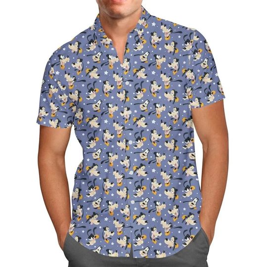 Discover Goofy Dog Hawaiian Shirt Men Summer Shirt