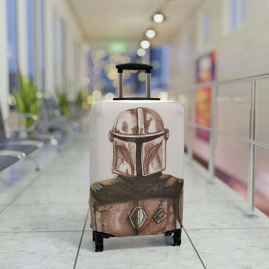 Disney Star Wars The Mandalorian Sketch Luggage Cover