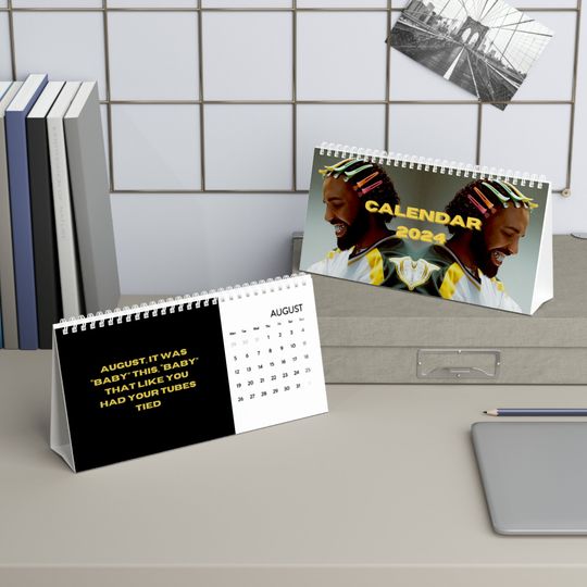 Discover Drake 2024 Desk Calendar, Music Decor