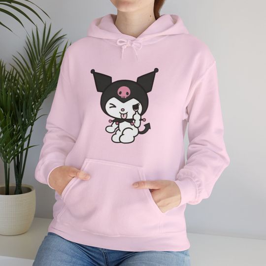 Kuromi Hello Kitty Hoodie, Hello Kitty Fan Gift