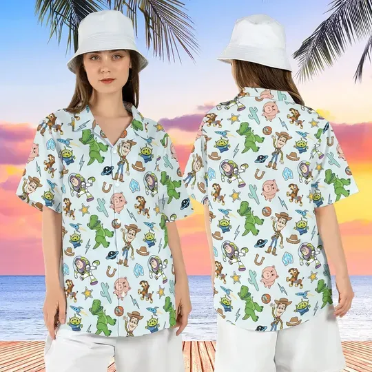 Buzz Lightyear Astro Blaster Hawaiian Shirt