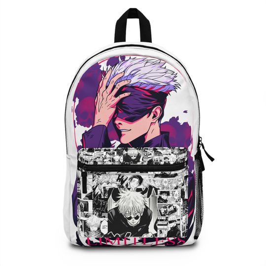 Discover Jujutsu Satoru Backpack, Anime Backpack