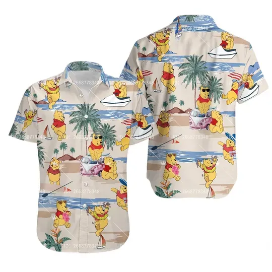 Winnie The Pooh Hawaiian Shirt Cartoon Disney Hawaiian Shirt