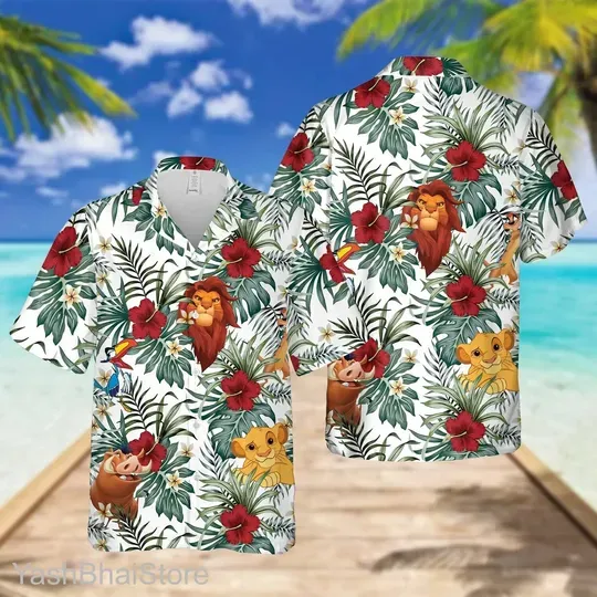 Disney The Lion King Simba Hawaiian Shirt