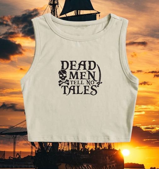 Dead men tell no tales -Disney inspired Crop Top Tank