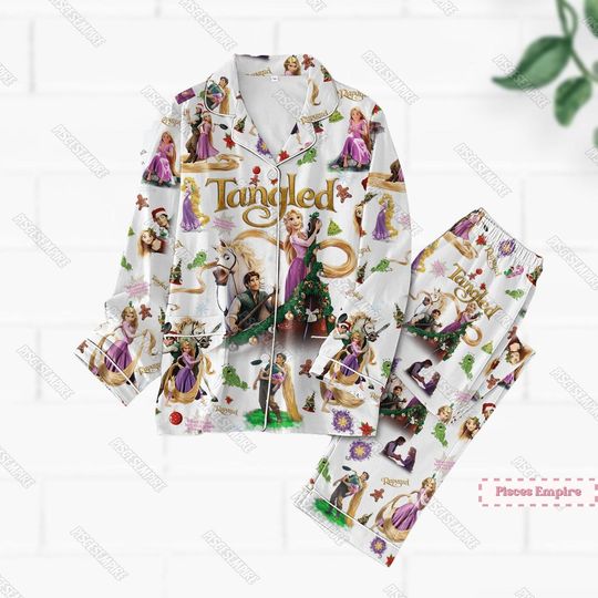 Rapunzel Disney Pajamas, Disney Sleepwear