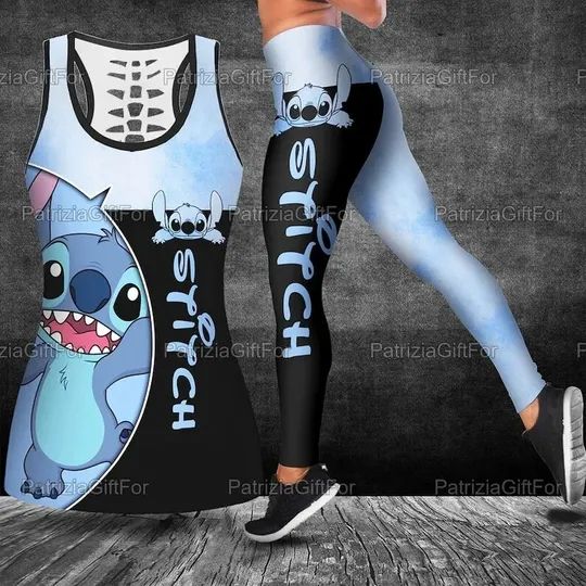 Cheshire Cat Women's Tank Top Leggings Set, Summer Disney Tank Top Leggings