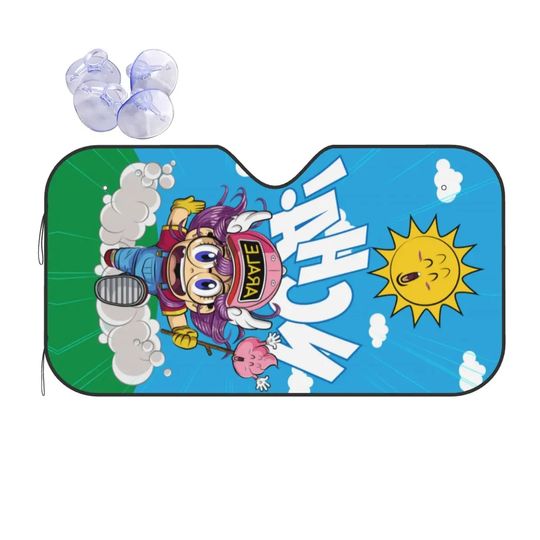Discover Cute Arale Hoyoyo Dr Slump Foldable Sunshade Windscreen