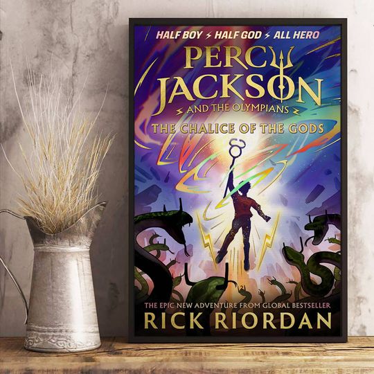 Percy Jackson and the Olympians Poster, Percy Jackson Rick Riordan Poster