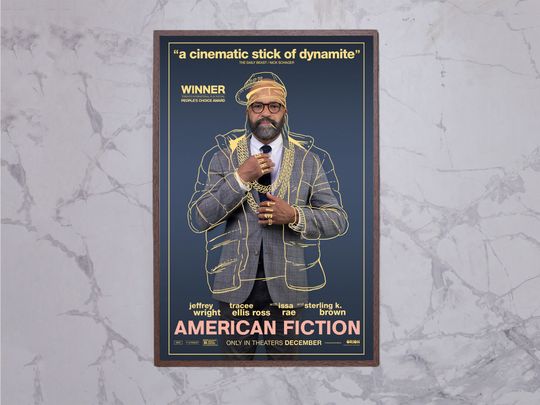 Discover American Fiction Movie Poster 2023 Film Poster