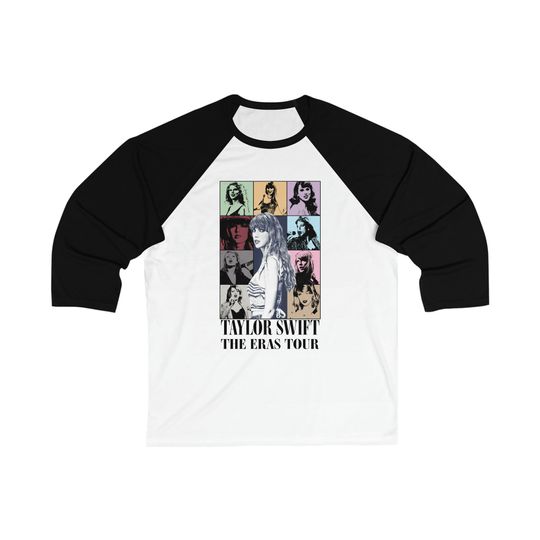Discover Taylor, taylor version, Eras Tour Unisex 3\4 Sleeve Baseball Tee