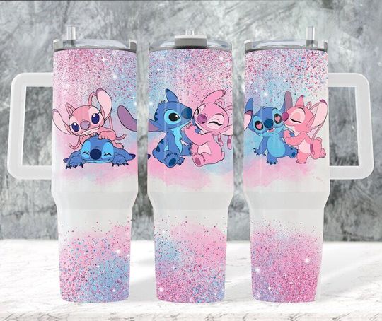 Disney Stitch 40oz Tumbler, Disney Gift 40oz Tumbler