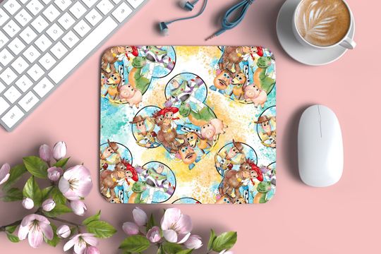 Toy Story Mouse Ears Mouse Pad, Disney Buzz Lightyear & Woody Mouse Pad