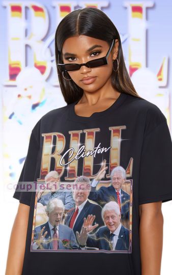 Discover Retro Bill Clinton Vintage Tee, Bill Clinton Fan Tees, Bill Clinton Shirt