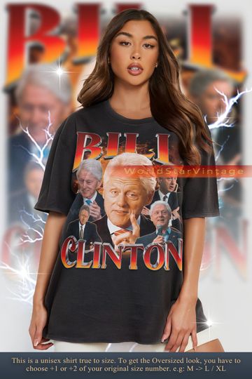 Retro Bill Clinton Vintage Tee, Bill Clinton Fan Tees, Bill Clinton Shirt