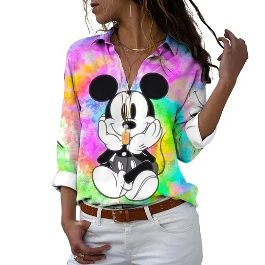 Discover Disney fashion women's top Casual Shirt