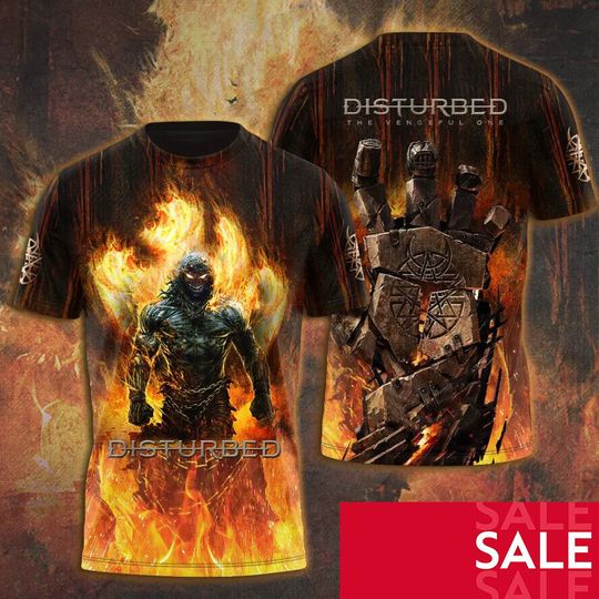 Discover Disturbed 3D T-Shirt, Rock Music Band T-Shirt