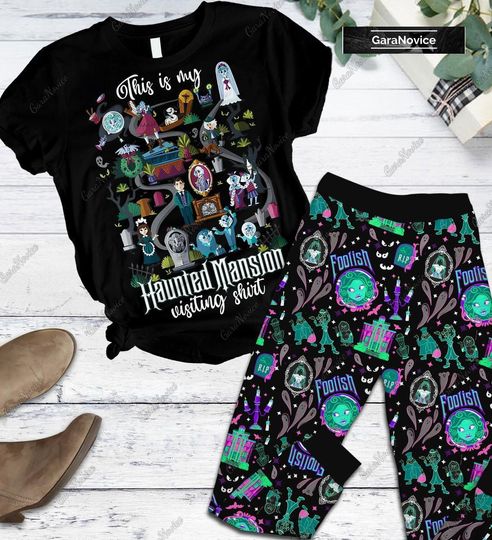 Haunted Mansion Pajamas Set, Disney Movie Pajamas Sets