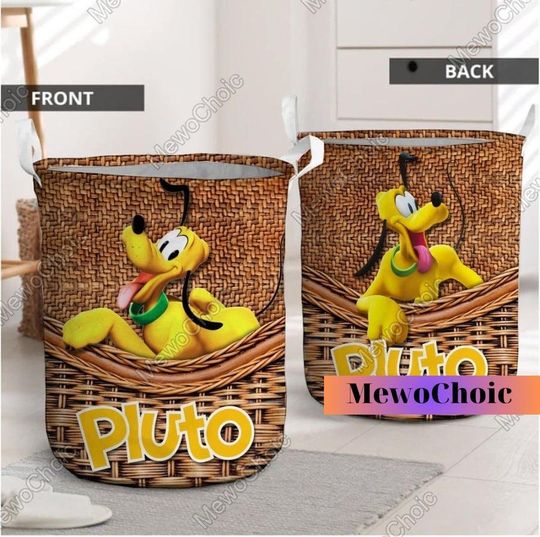 Pluto Dog Laundry Basket, Disney Pluto Storage