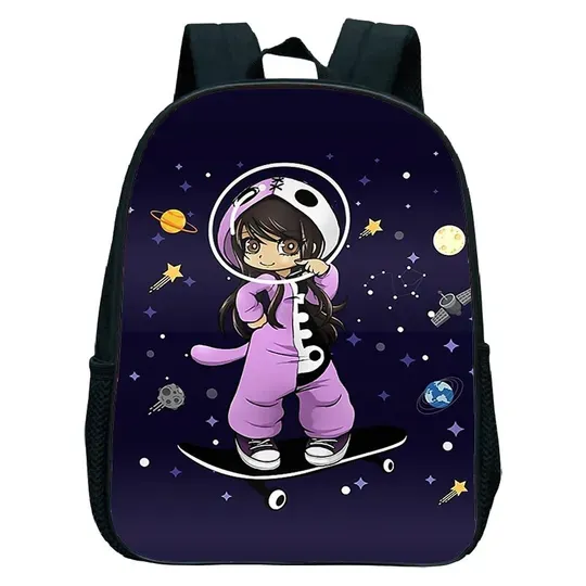 Discover Aphmau Print Schoolbag Children's Backpack Cartoo