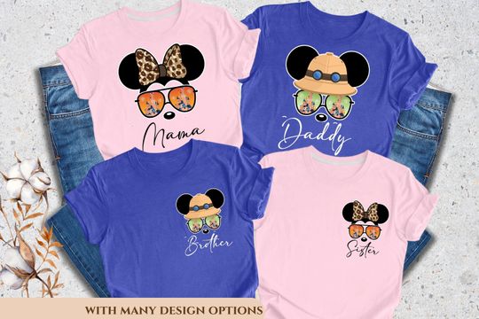 Custom Disney Animal Kingdom Shirts, Safari Family Matching Shirts