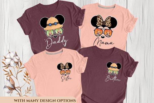 Custom Disney Animal Kingdom Shirts, Safari Family Matching Shirts