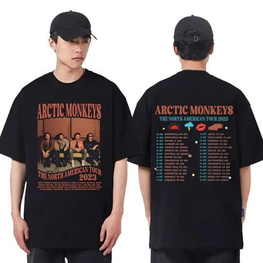 Rock Band Arctic Monkeys Music Concert Tour T Shirt