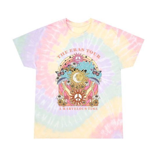 Discover Taylor Eras Tour Jam Band Tie Dye Tee